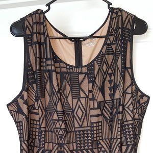 BRAND NEW Size 22/24 Lane Bryant Sleeveless Black Lace Top